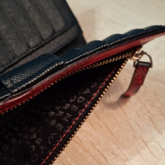 Kate Spade Woodland Plaid Stacy Bifold Wallet - Picture 8 of 9